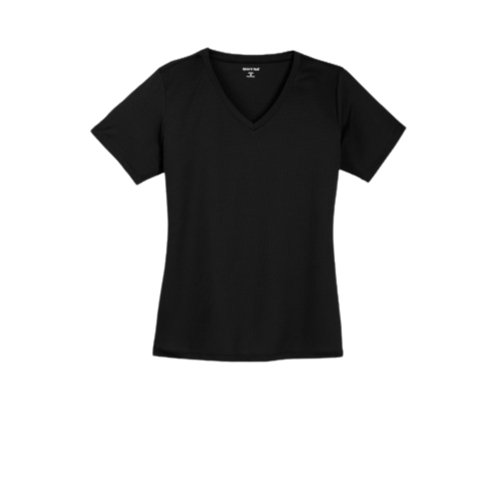 Sport-Tek  Women's PosiCharge RacerMesh V-Neck Tee